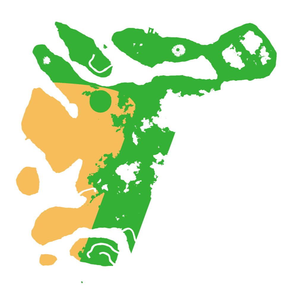 Biome Rust Map: Procedural Map, Size: 3700, Seed: 3719822