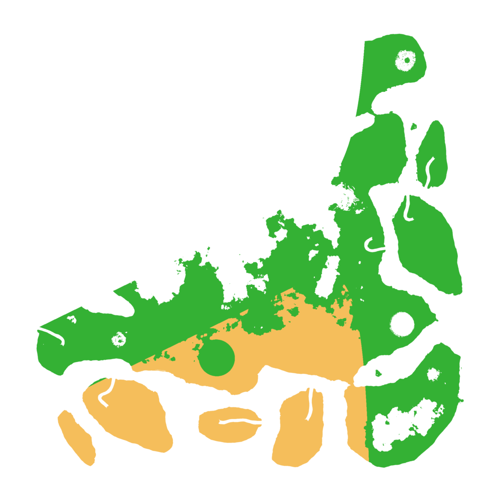 Biome Rust Map: Procedural Map, Size: 3700, Seed: 6156210