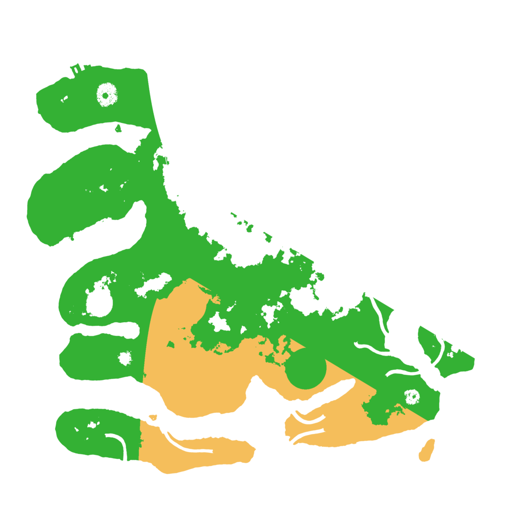 Biome Rust Map: Procedural Map, Size: 3500, Seed: 2251434