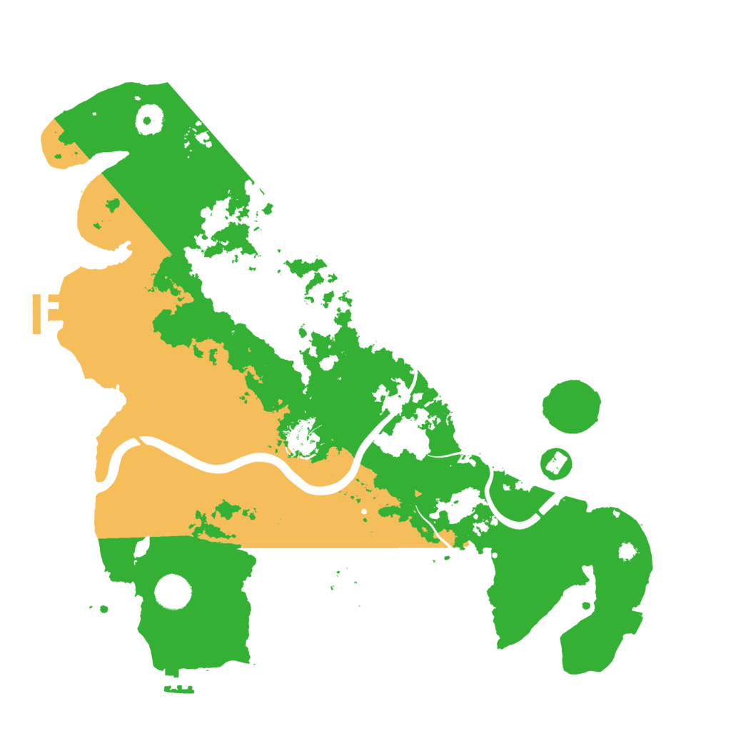 Biome Rust Map: Procedural Map, Size: 3700, Seed: 6336618