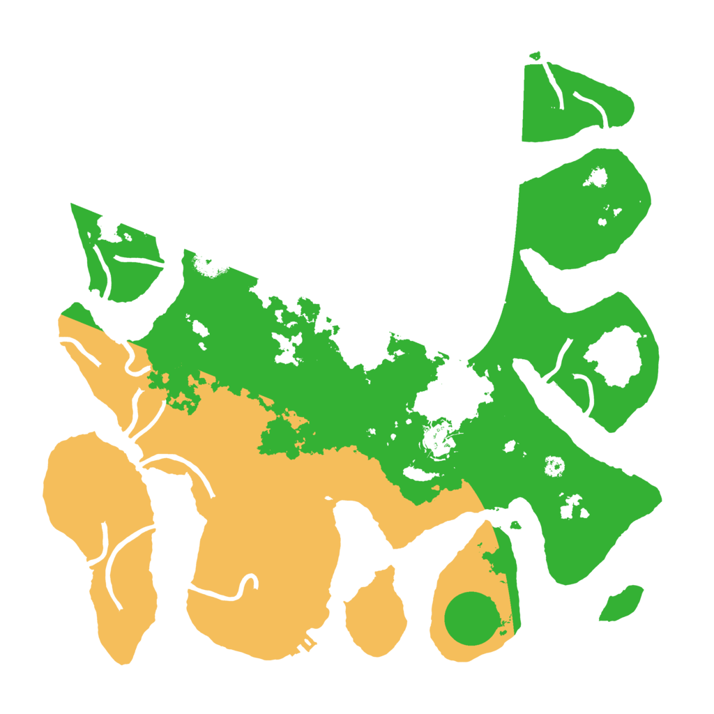 Biome Rust Map: Procedural Map, Size: 3500, Seed: 1671559