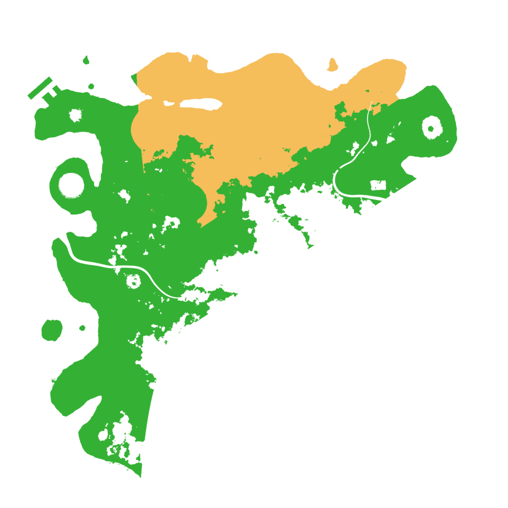 Biome Rust Map: Procedural Map, Size: 3550, Seed: 295032