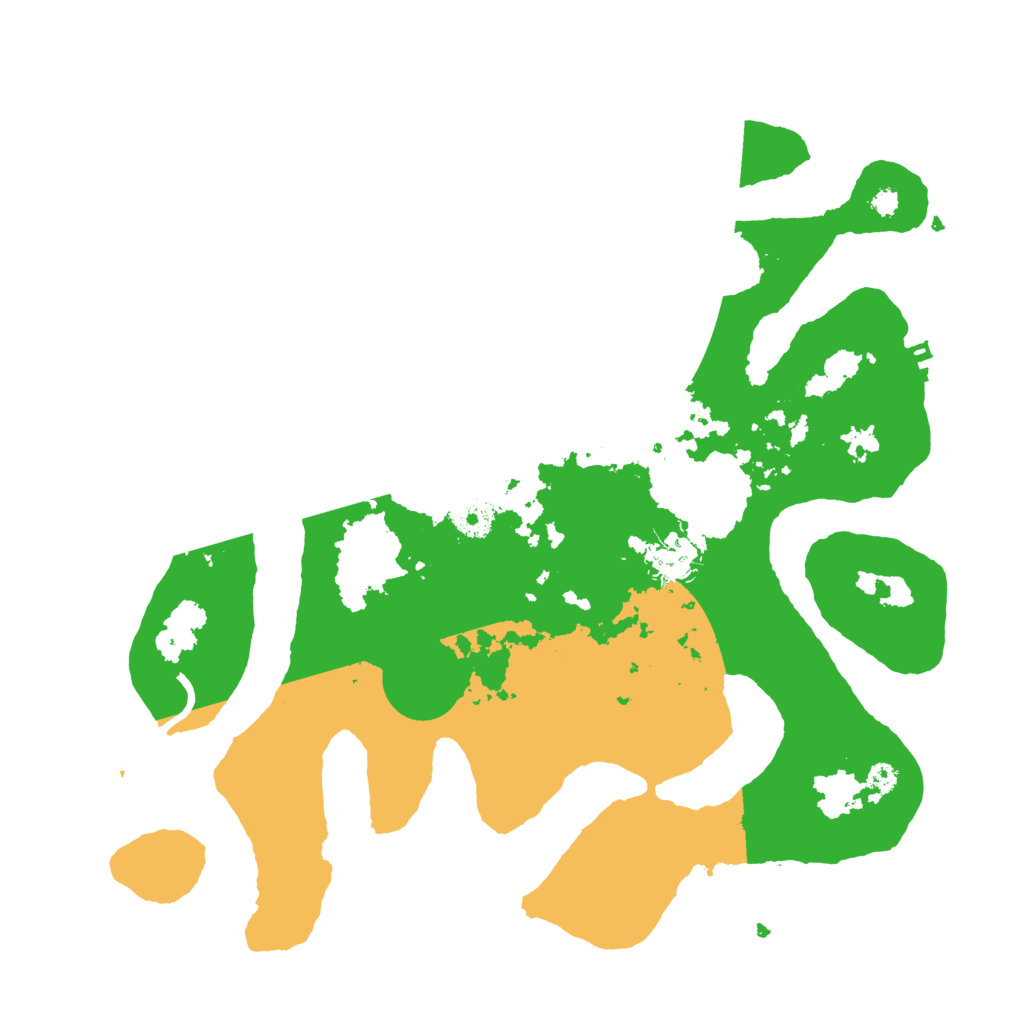 Biome Rust Map: Procedural Map, Size: 3500, Seed: 5841200