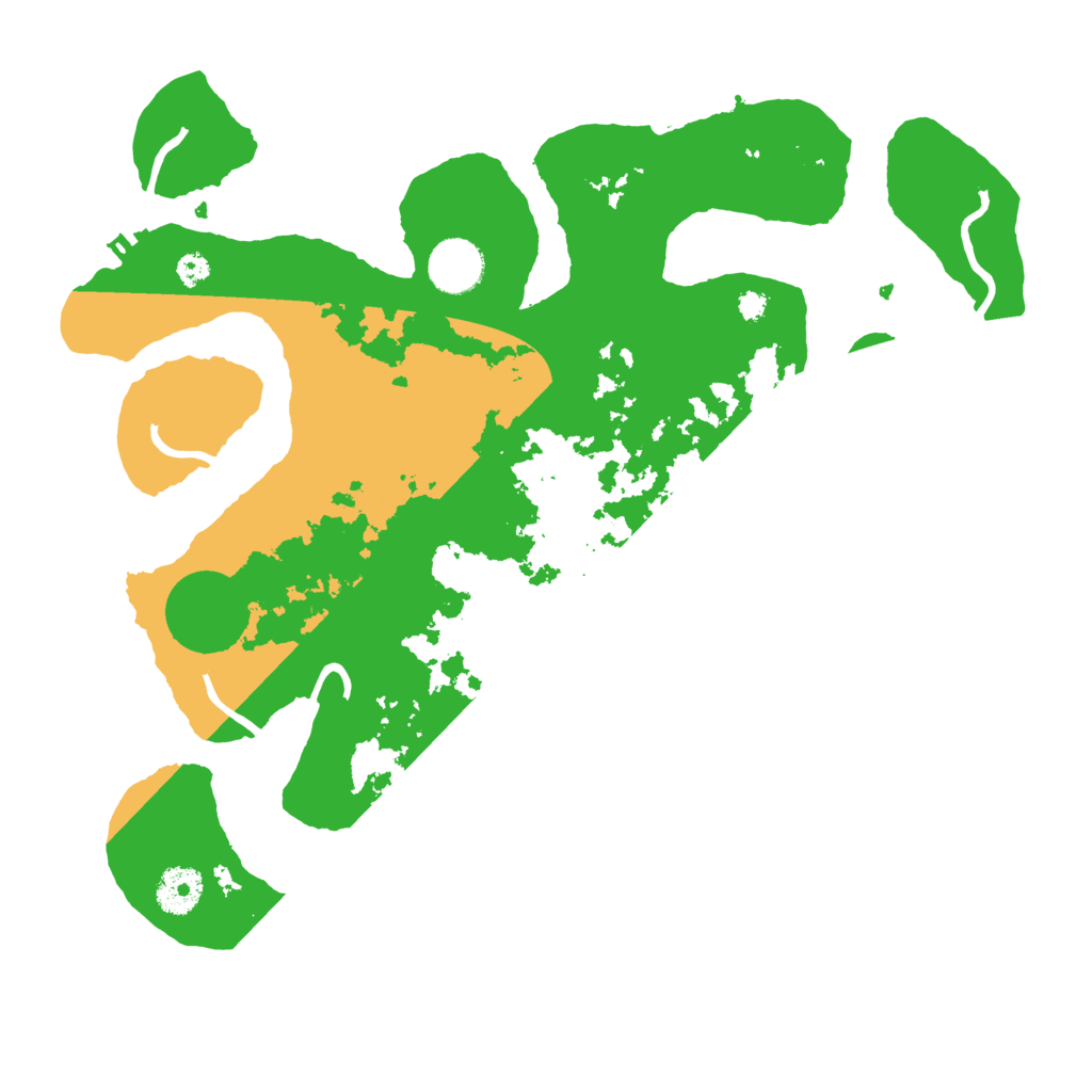 Biome Rust Map: Procedural Map, Size: 3500, Seed: 5553757