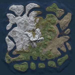 Thumbnail Rust Map: Procedural Map, Size: 5000, Seed: 473985523, 20 Monuments