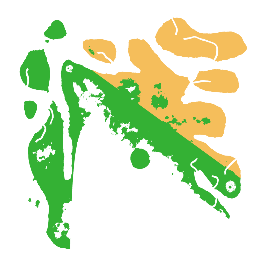 Biome Rust Map: Procedural Map, Size: 3700, Seed: 5641064