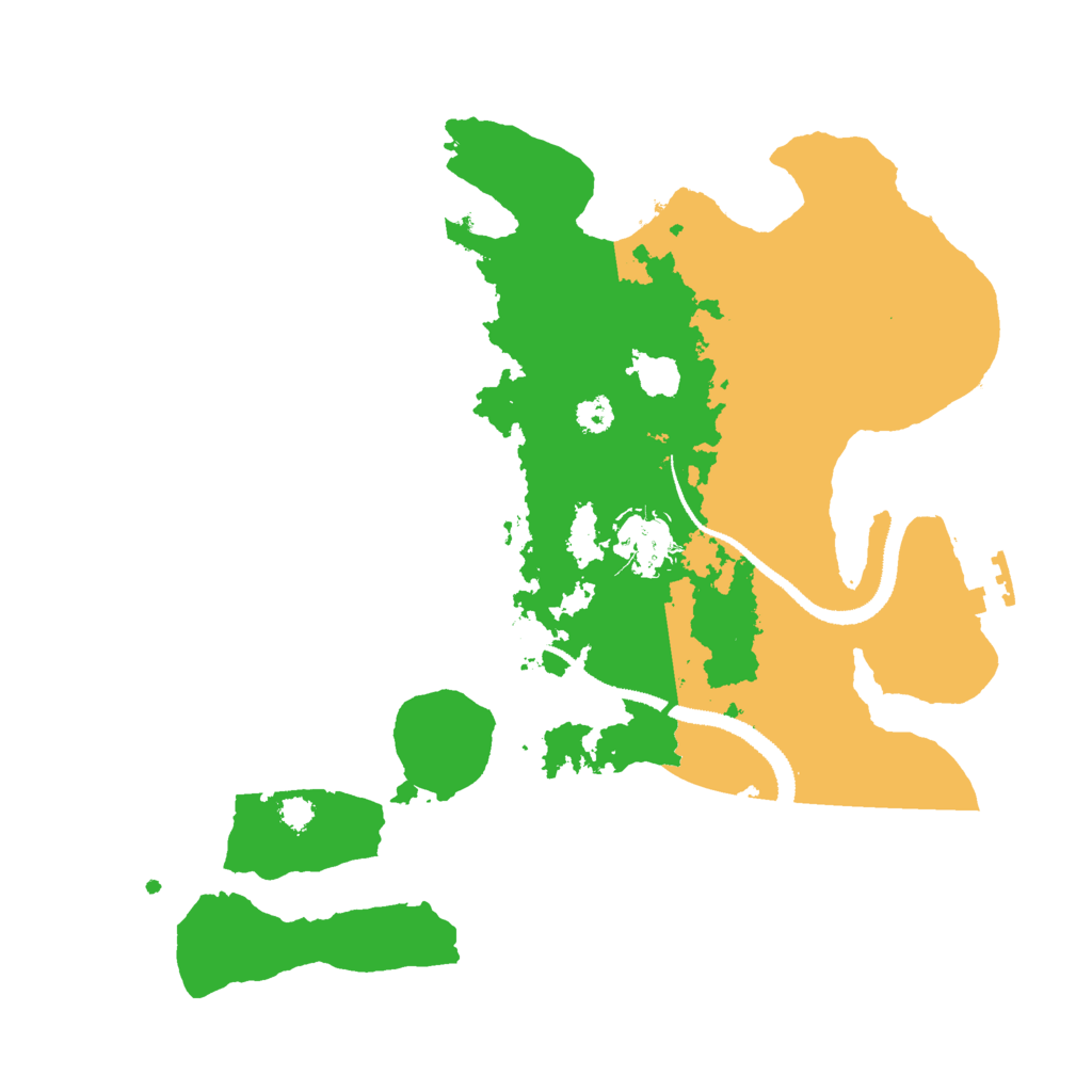 Biome Rust Map: Procedural Map, Size: 3000, Seed: 20112197