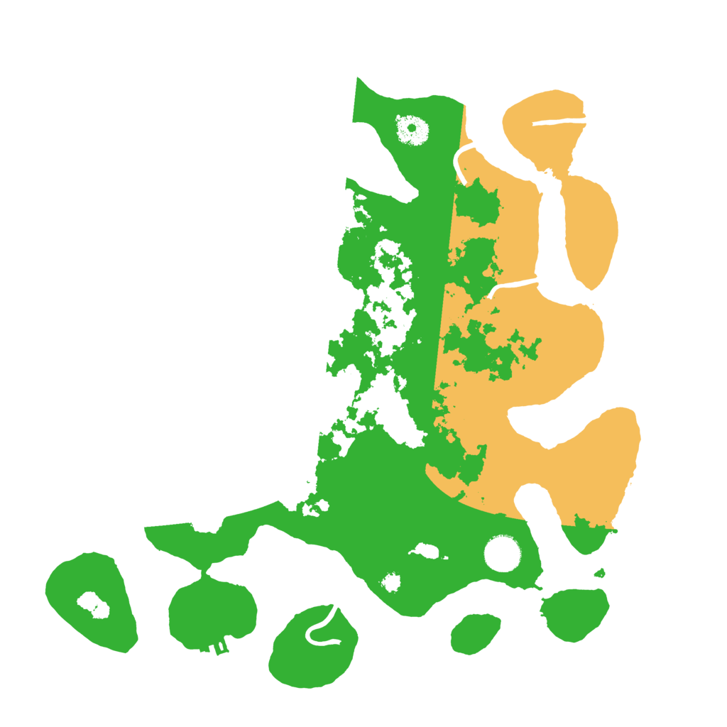 Biome Rust Map: Procedural Map, Size: 3500, Seed: 3580807