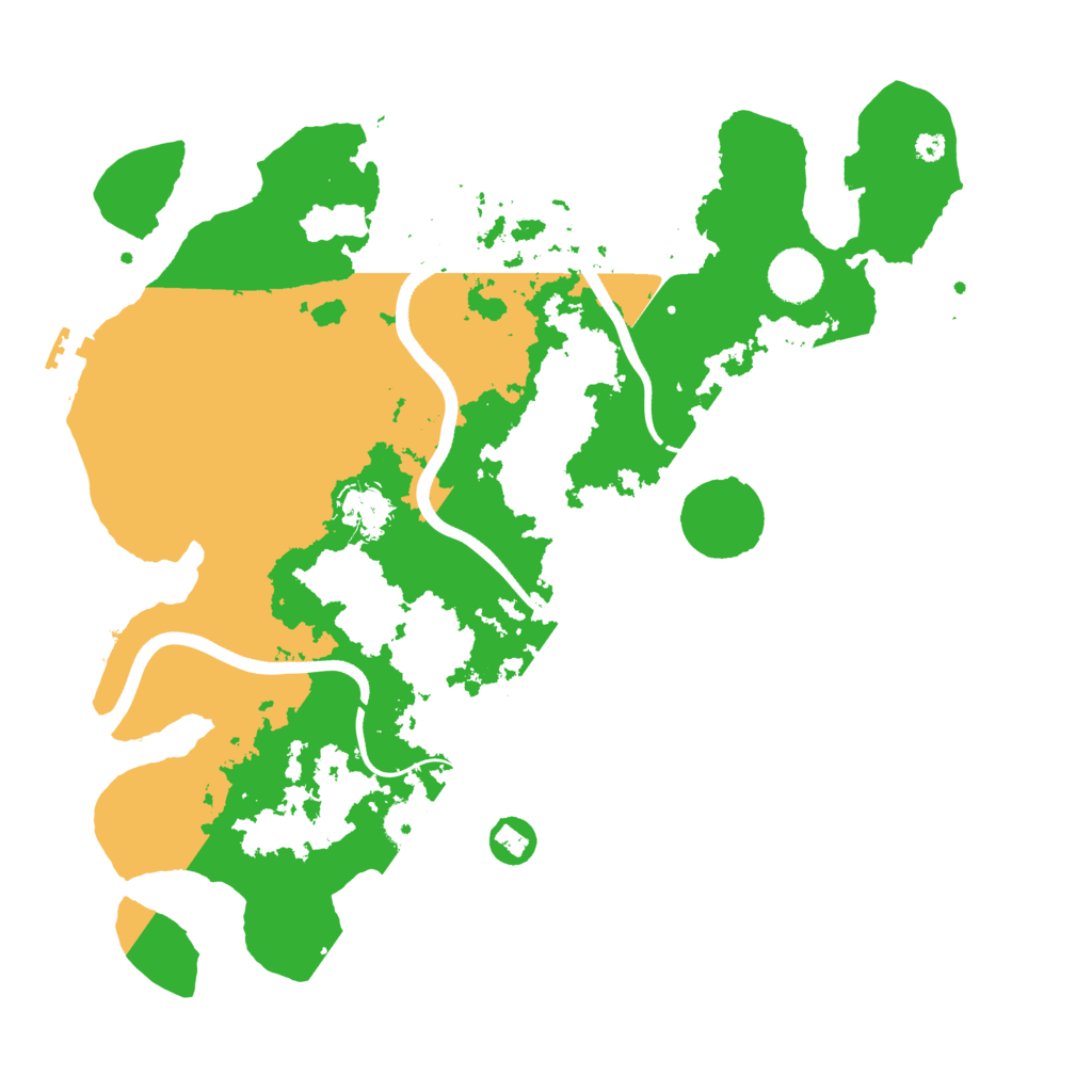 Biome Rust Map: Procedural Map, Size: 3700, Seed: 3850221