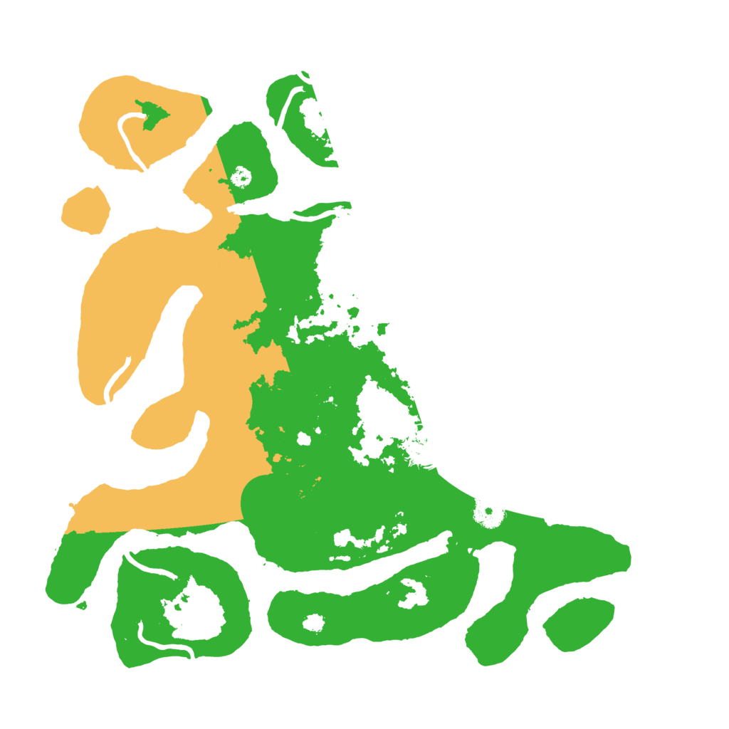 Biome Rust Map: Procedural Map, Size: 3700, Seed: 2335983