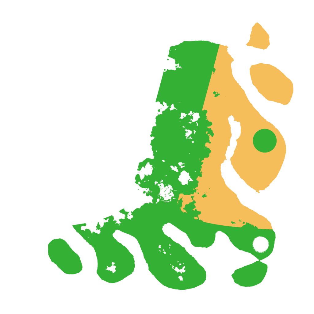 Biome Rust Map: Barren, Size: 3500, Seed: 5051441