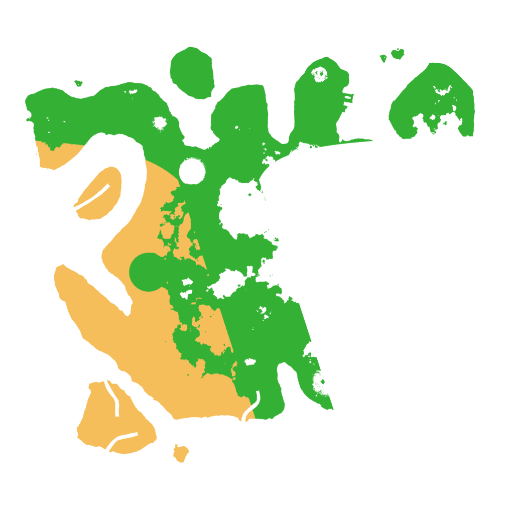 Biome Rust Map: Procedural Map, Size: 3500, Seed: 1784338