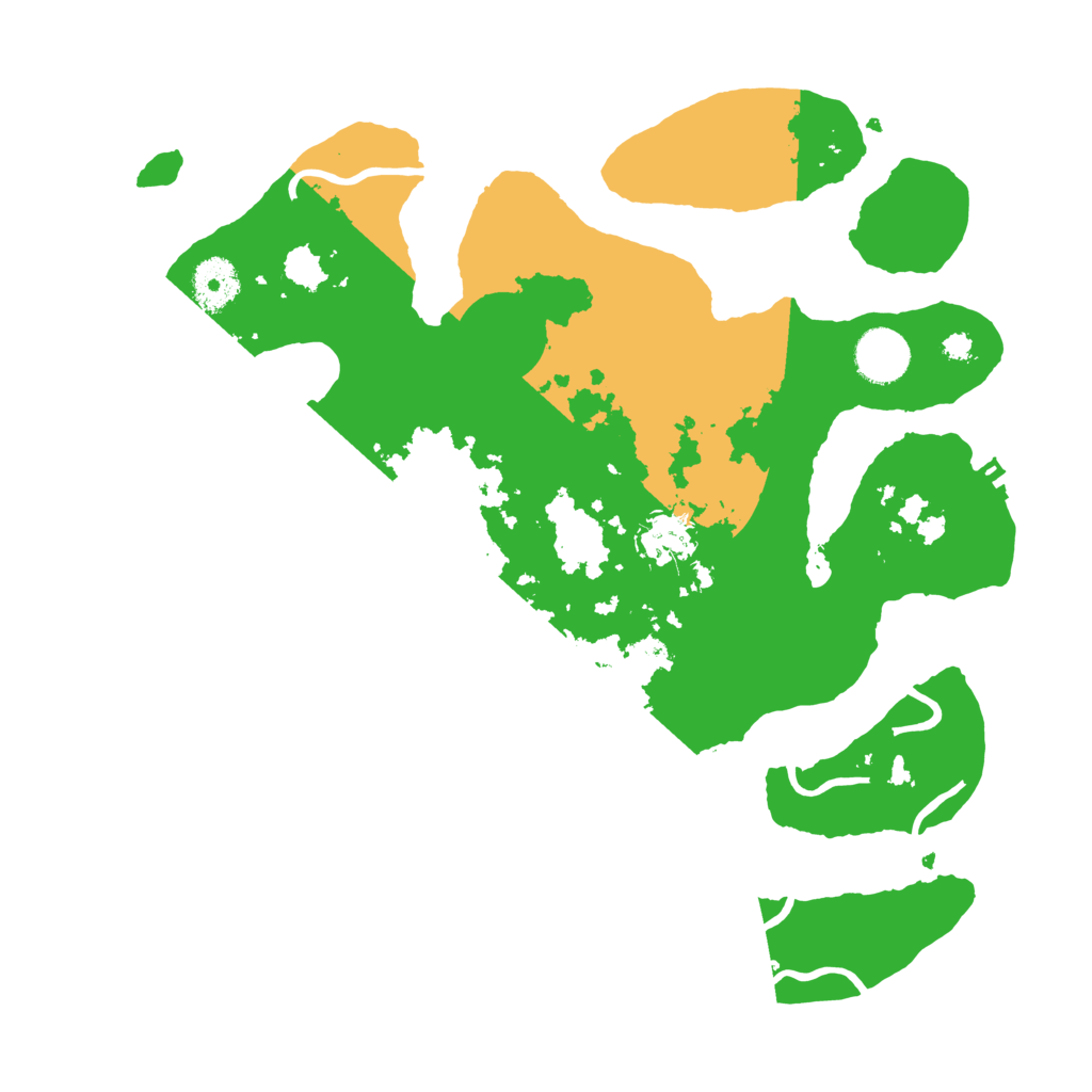 Biome Rust Map: Procedural Map, Size: 3500, Seed: 1180128