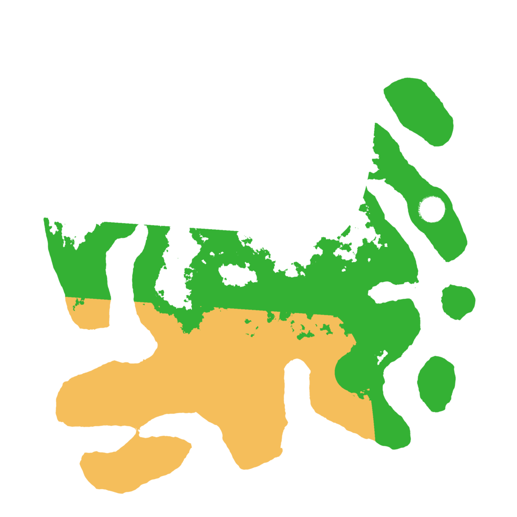 Biome Rust Map: Barren, Size: 3500, Seed: 4840421