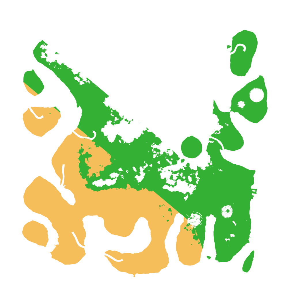 Biome Rust Map: Procedural Map, Size: 3700, Seed: 4722767