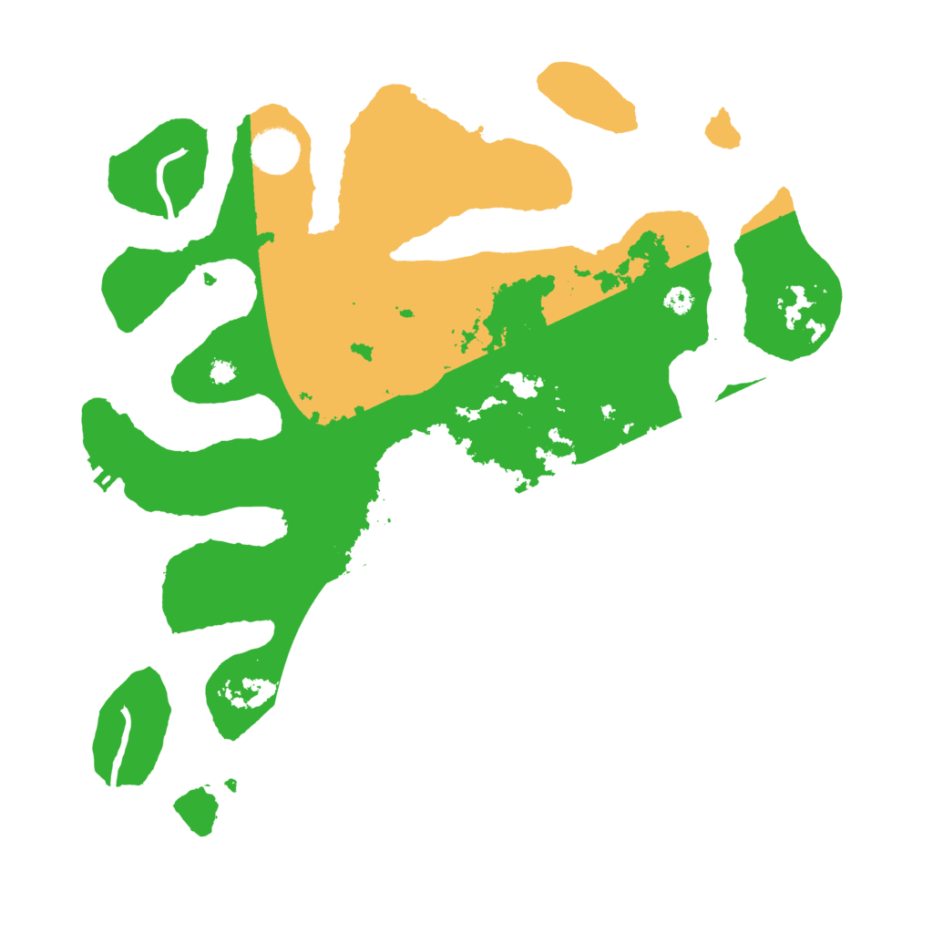 Biome Rust Map: Procedural Map, Size: 3500, Seed: 6317916