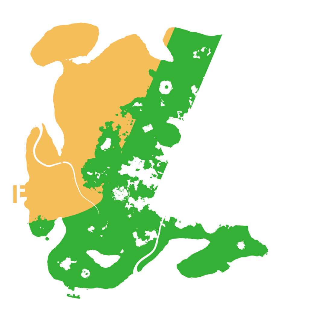 Biome Rust Map: Procedural Map, Size: 3500, Seed: 3103755