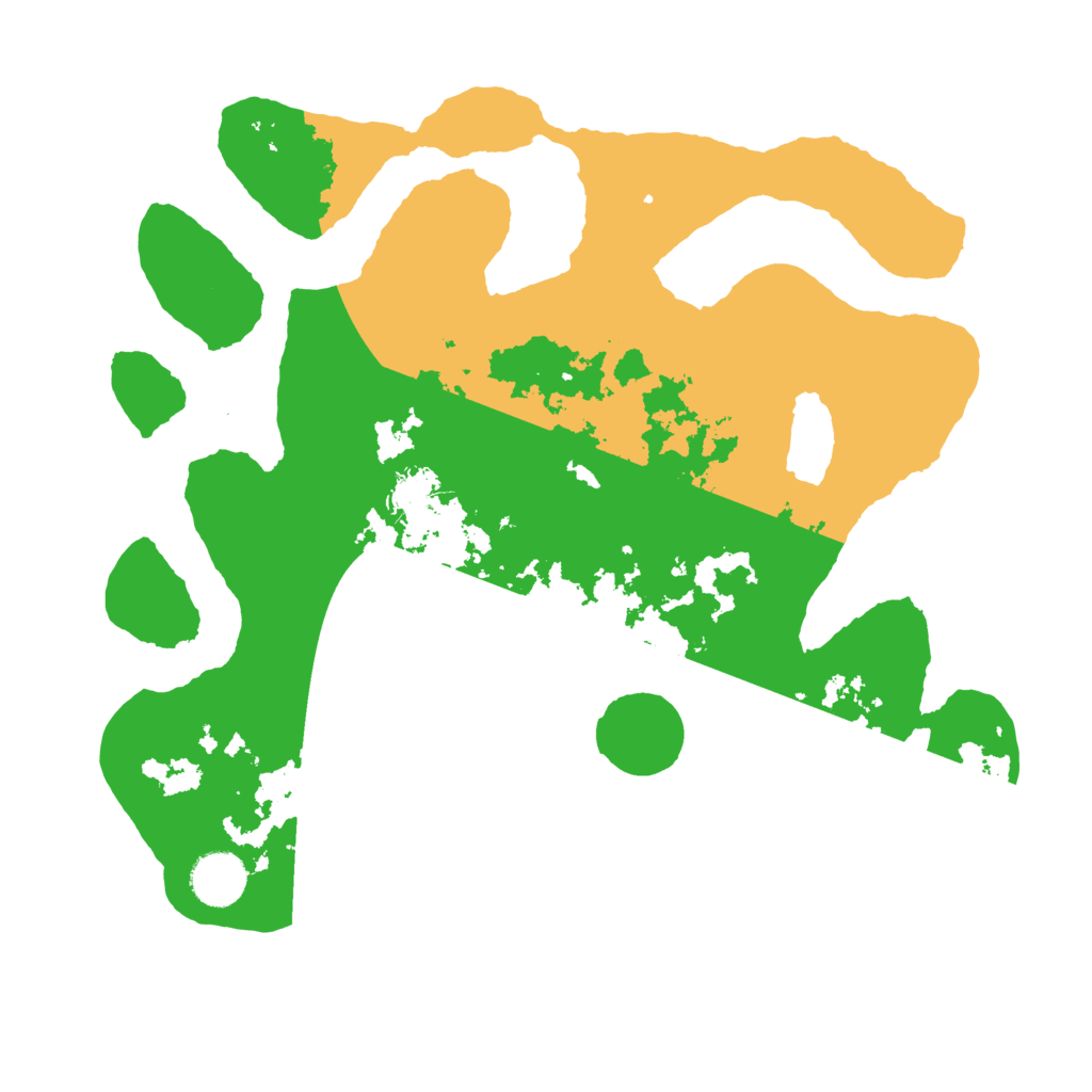 Biome Rust Map: Barren, Size: 3500, Seed: 3211427