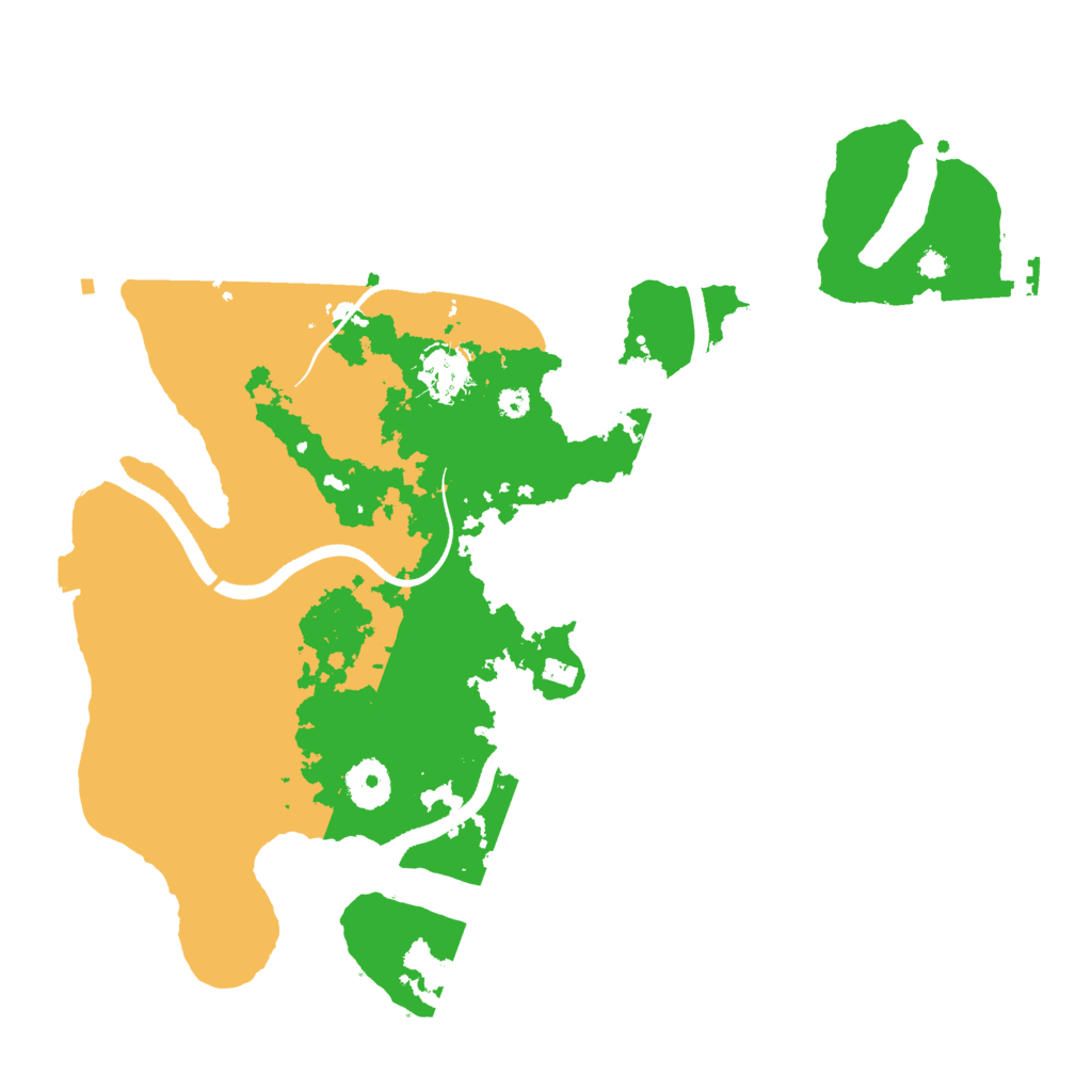 Biome Rust Map: Procedural Map, Size: 3500, Seed: 3938346