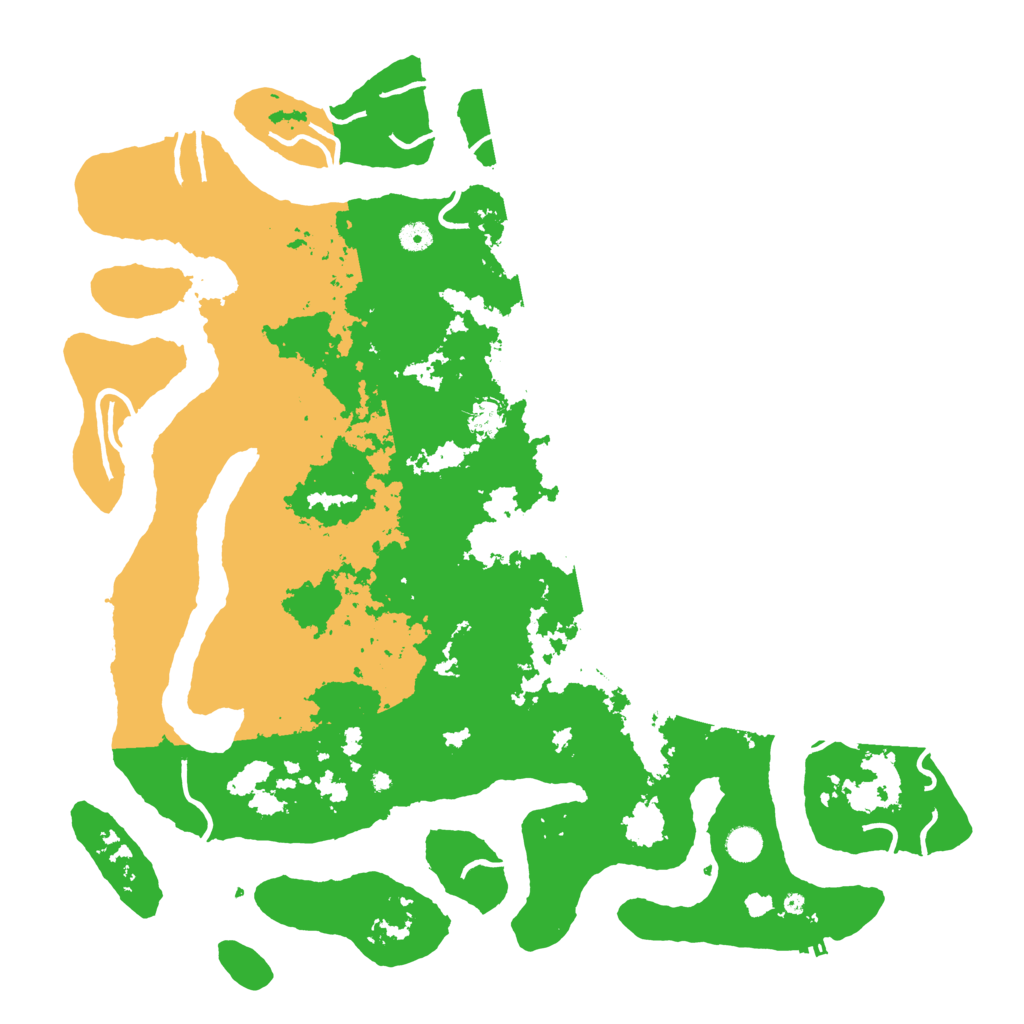 Biome Rust Map: Procedural Map, Size: 5000, Seed: 80085