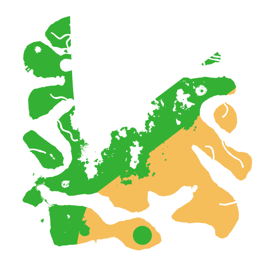 Biome Rust Map: Procedural Map, Size: 3700, Seed: 3087473