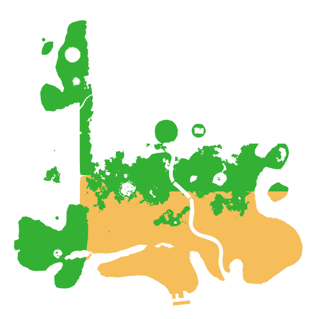 Biome Rust Map: Procedural Map, Size: 3700, Seed: 5695635