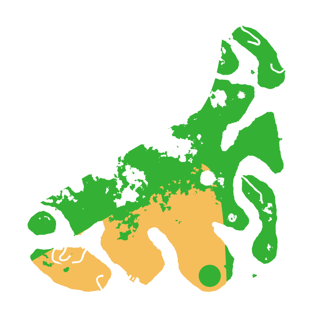 Biome Rust Map: Procedural Map, Size: 3700, Seed: 3452549