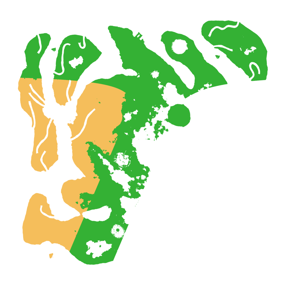 Biome Rust Map: Procedural Map, Size: 3500, Seed: 4299556