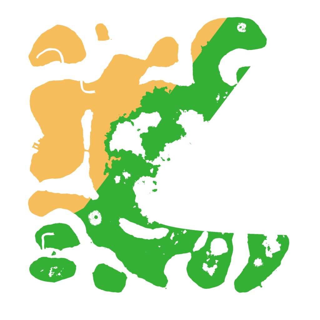 Biome Rust Map: Procedural Map, Size: 3500, Seed: 6108614