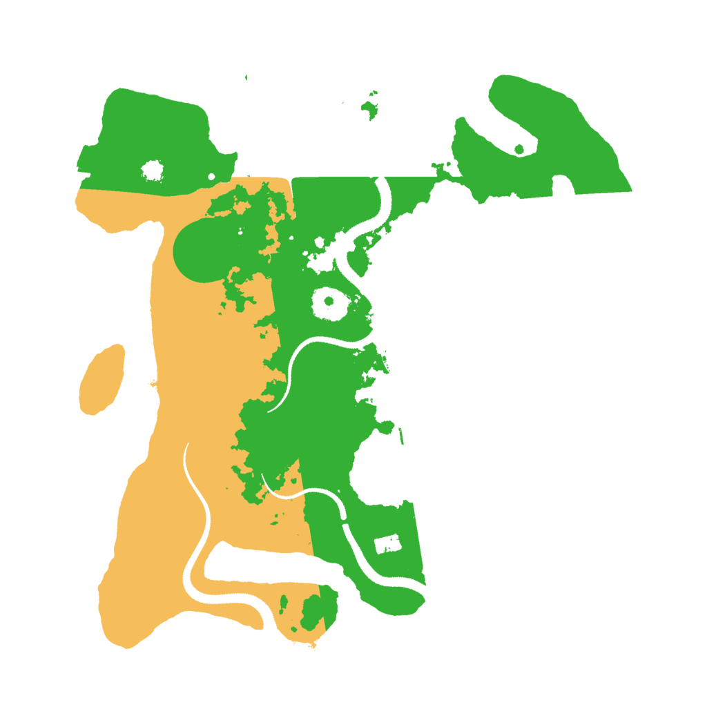 Biome Rust Map: Procedural Map, Size: 3000, Seed: 498945