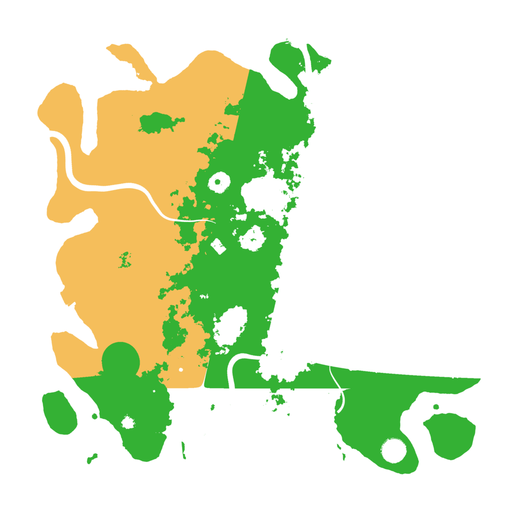 Biome Rust Map: Procedural Map, Size: 3700, Seed: 4306158