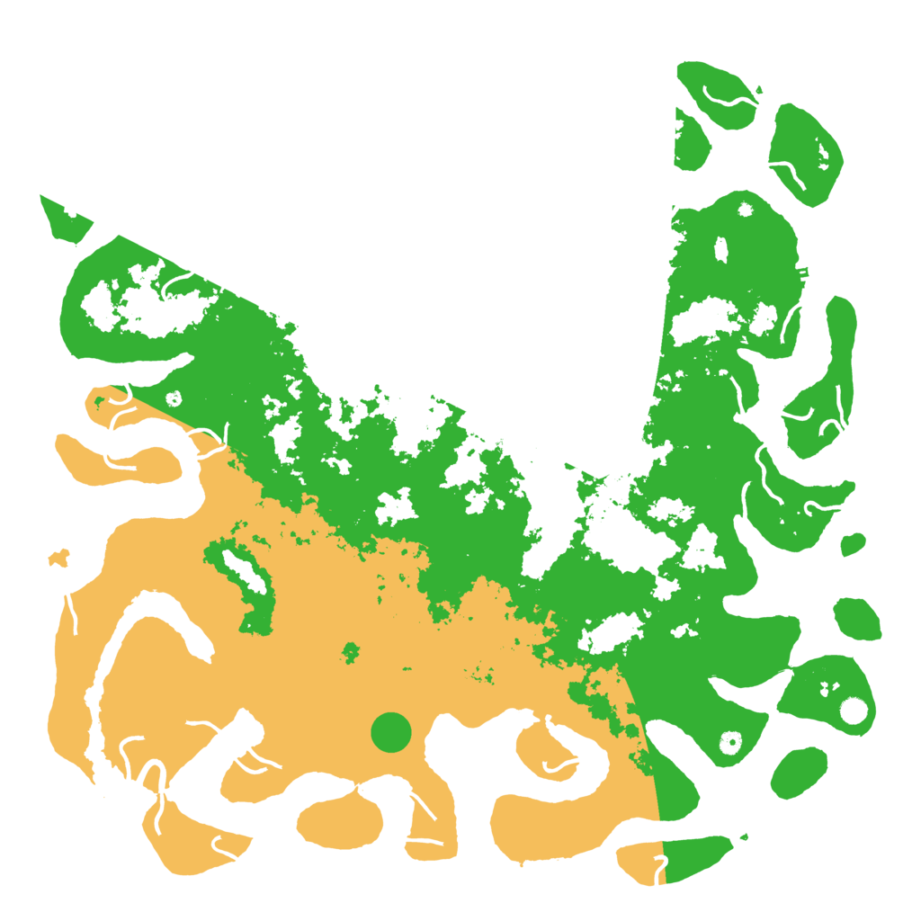 Biome Rust Map: Procedural Map, Size: 6000, Seed: 186136982