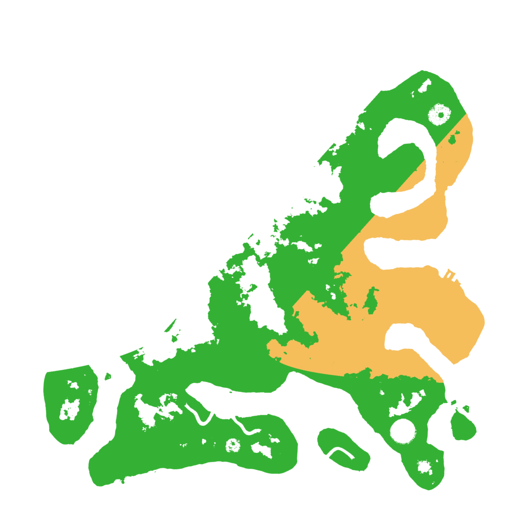 Biome Rust Map: Procedural Map, Size: 3700, Seed: 4902070