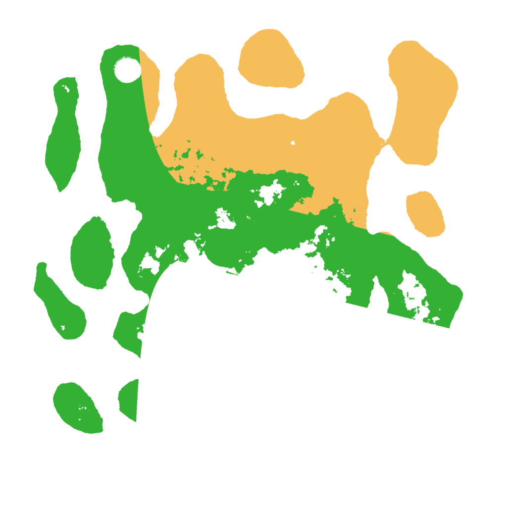 Biome Rust Map: Barren, Size: 3500, Seed: 2551814