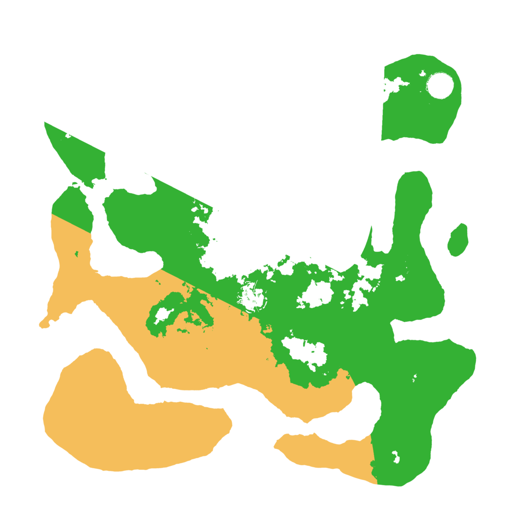 Biome Rust Map: Barren, Size: 3500, Seed: 3534985