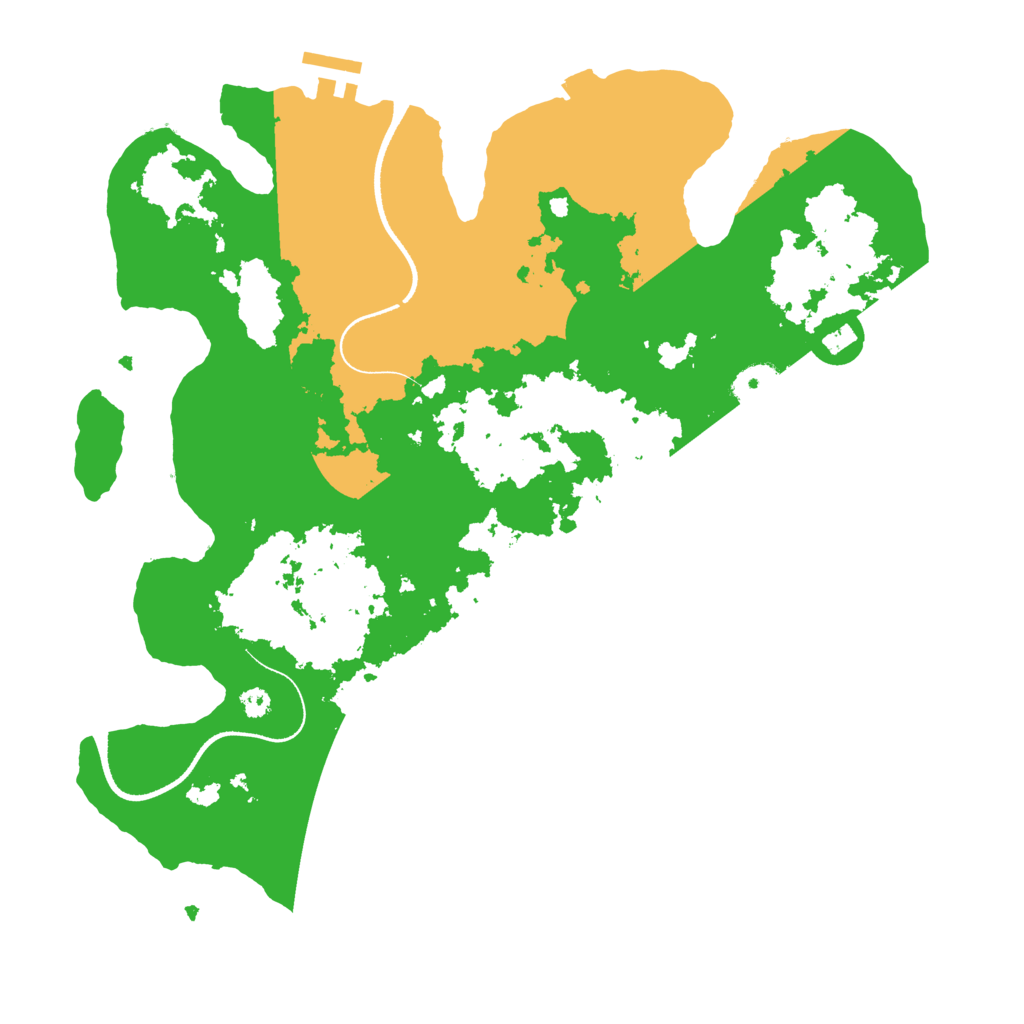 Biome Rust Map: Procedural Map, Size: 3500, Seed: 5763671