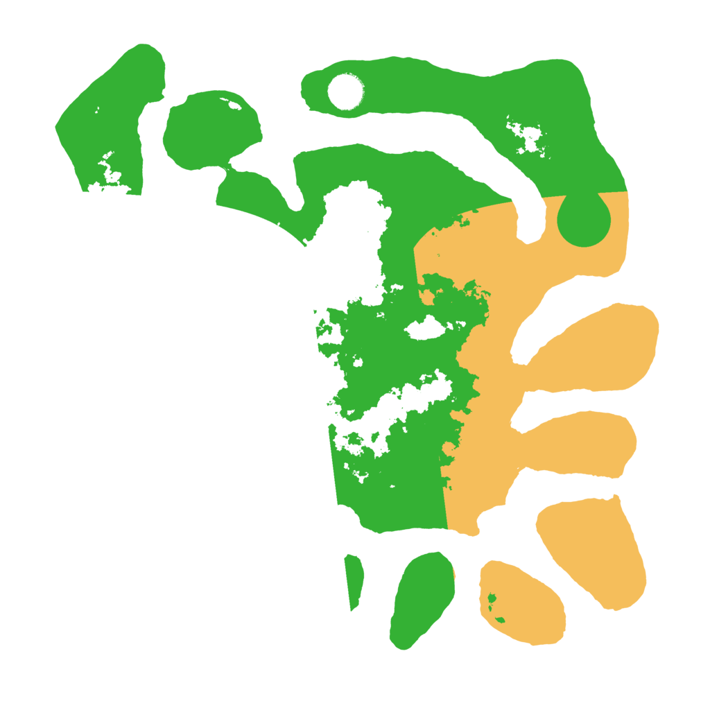 Biome Rust Map: Barren, Size: 3500, Seed: 4693758