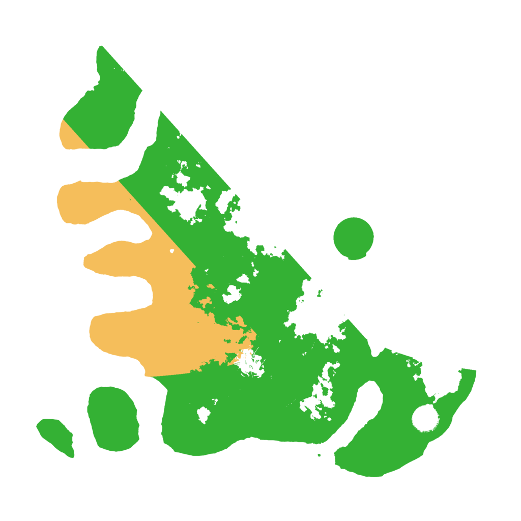 Biome Rust Map: Barren, Size: 3500, Seed: 4897142