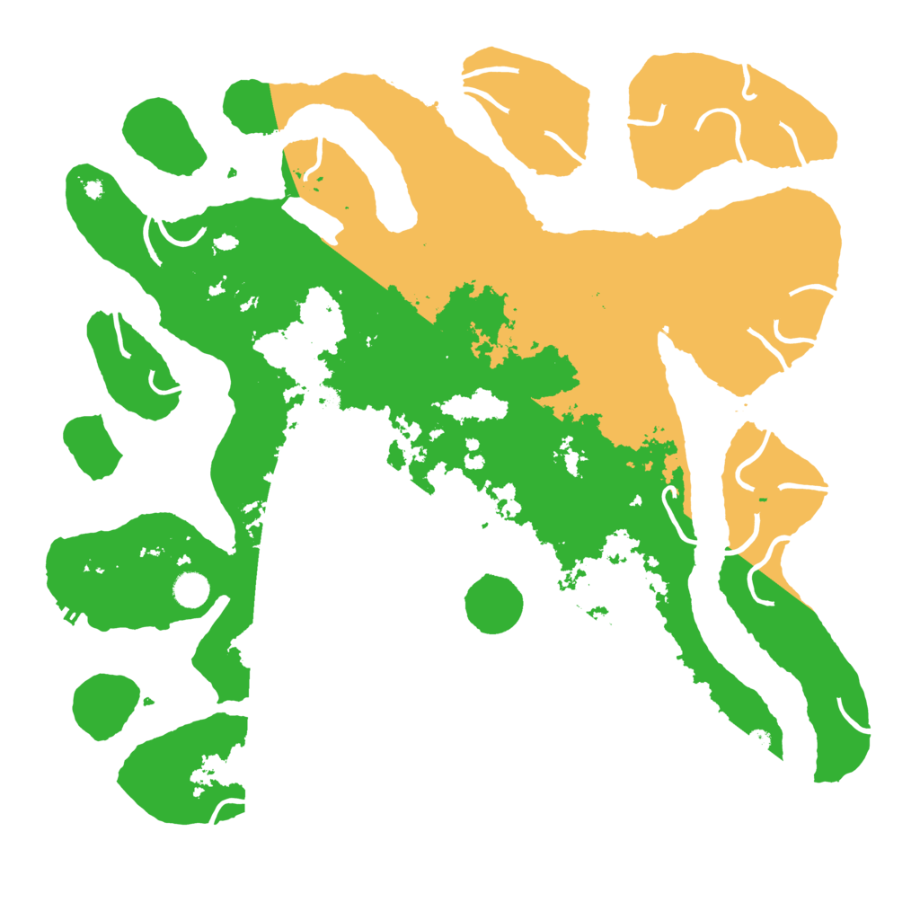 Biome Rust Map: Procedural Map, Size: 4500, Seed: 4694623