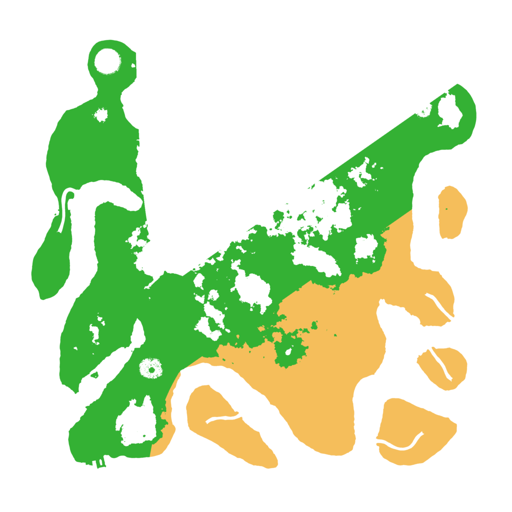 Biome Rust Map: Procedural Map, Size: 3500, Seed: 54353453