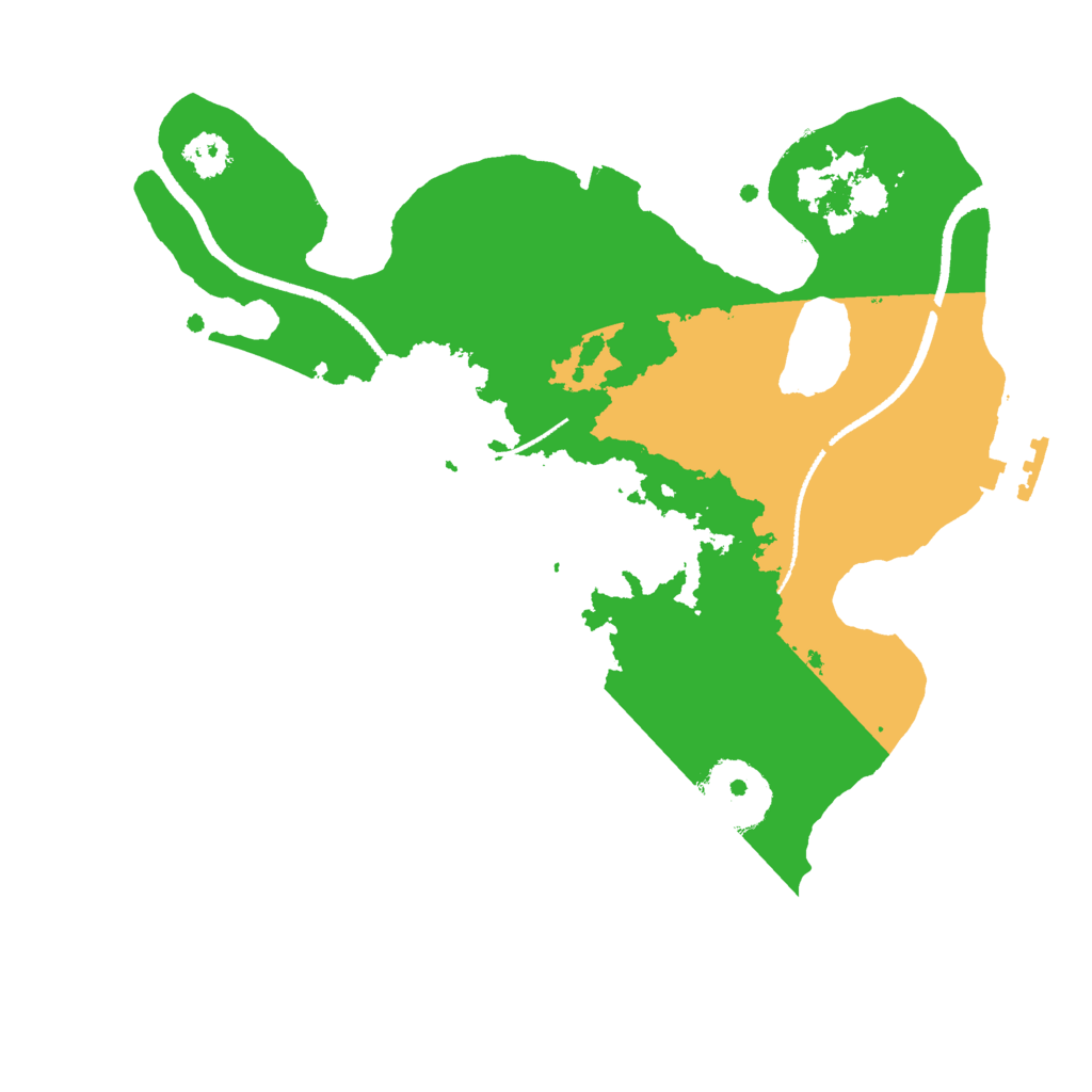 Biome Rust Map: Procedural Map, Size: 2500, Seed: 1476554157