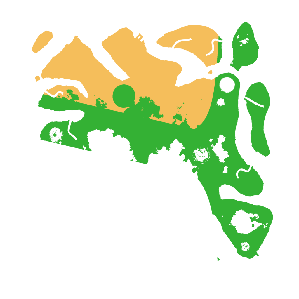 Biome Rust Map: Procedural Map, Size: 3500, Seed: 5052176