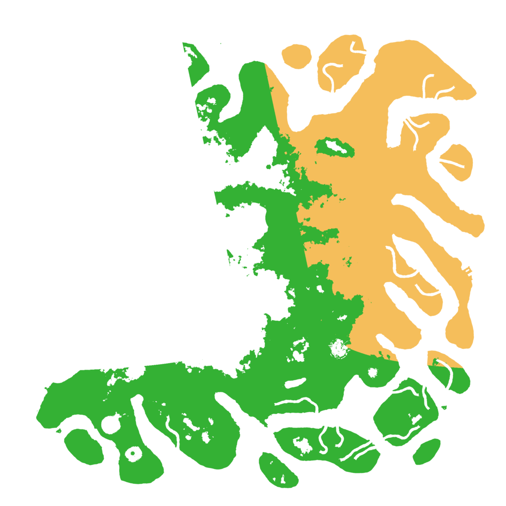 Biome Rust Map: Procedural Map, Size: 5000, Seed: 12245