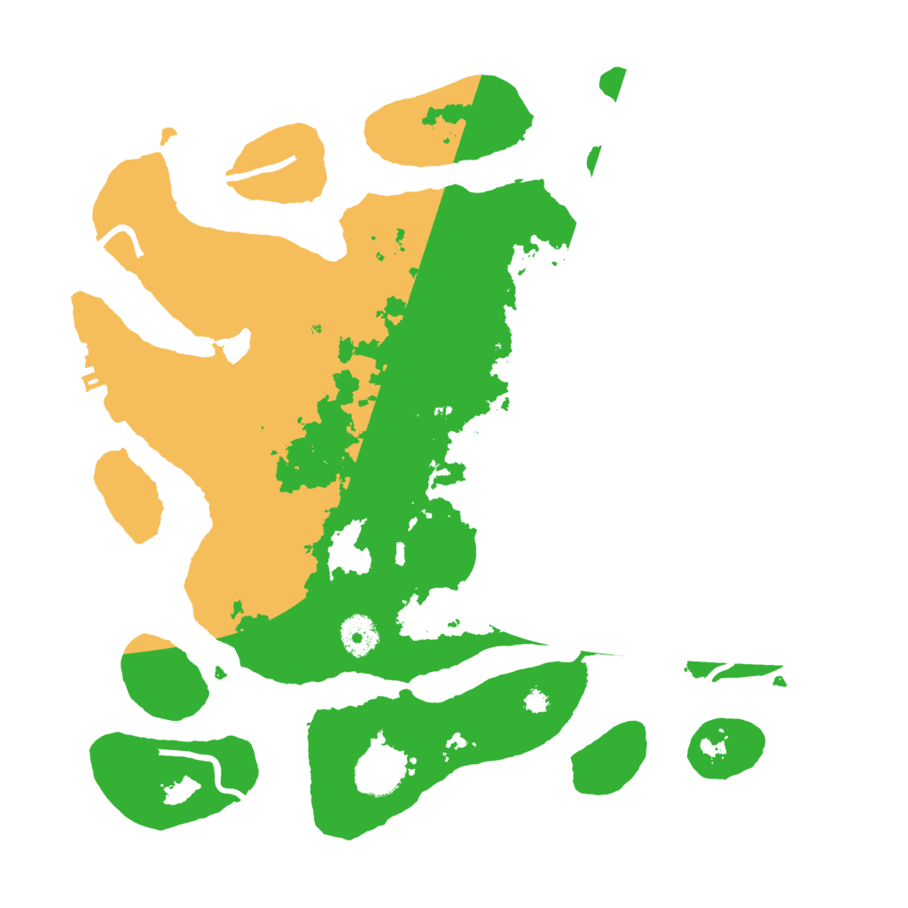 Biome Rust Map: Procedural Map, Size: 3500, Seed: 60264971