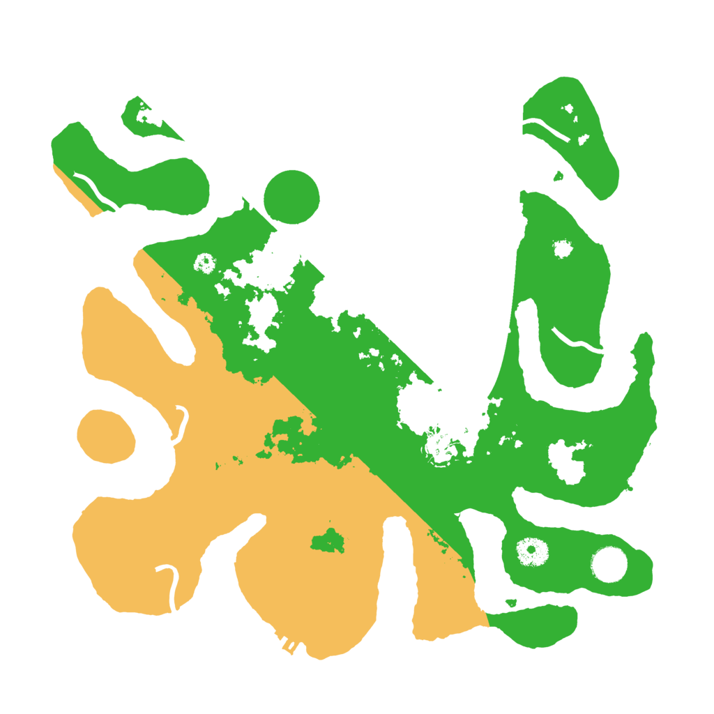 Biome Rust Map: Procedural Map, Size: 3500, Seed: 1451895