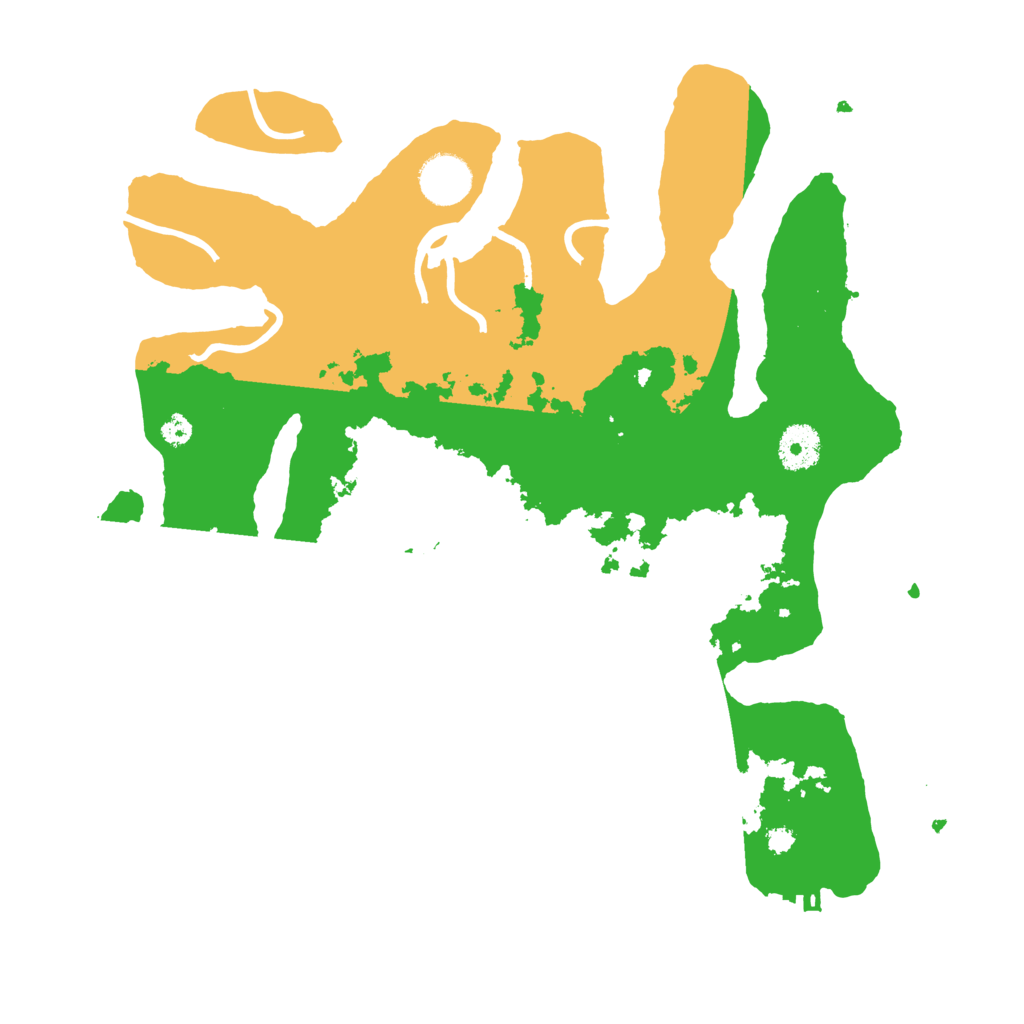 Biome Rust Map: Procedural Map, Size: 3500, Seed: 1283466