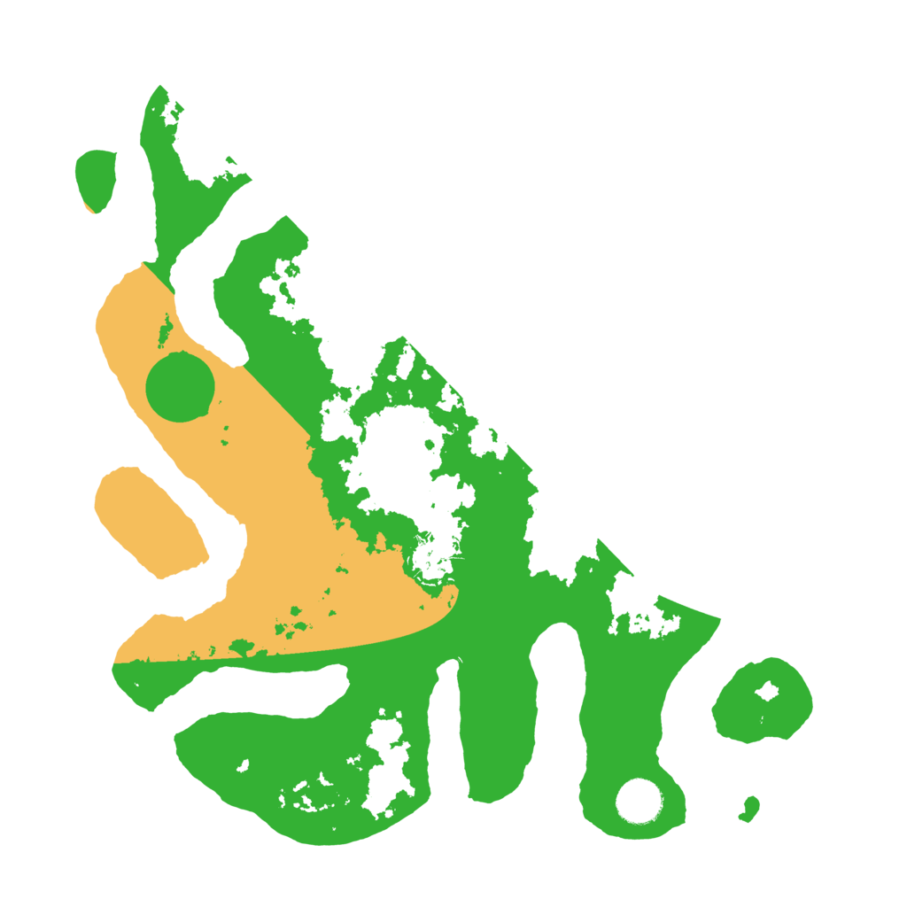 Biome Rust Map: Barren, Size: 3500, Seed: 1112546