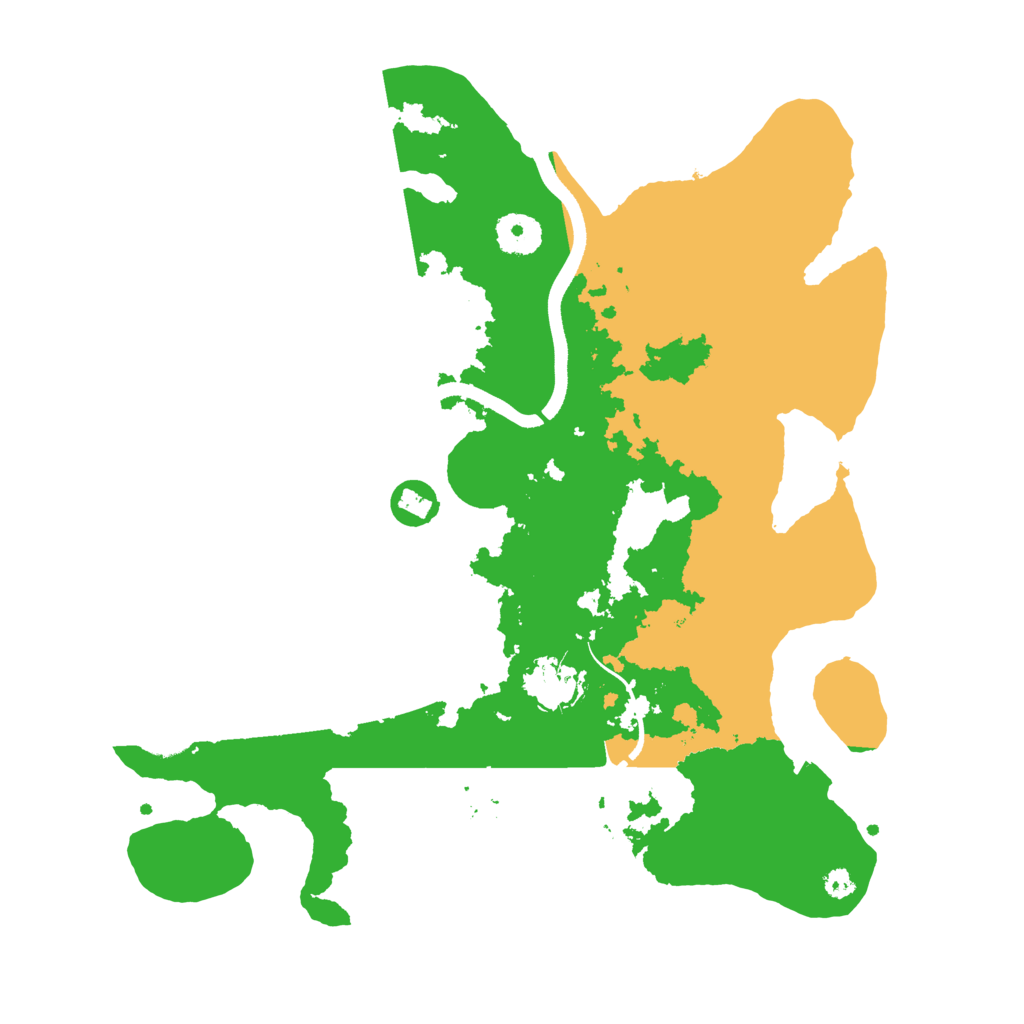 Biome Rust Map: Procedural Map, Size: 3500, Seed: 4627320