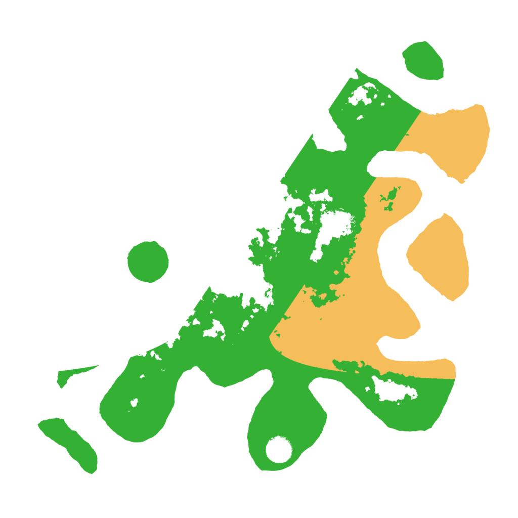 Biome Rust Map: Barren, Size: 3500, Seed: 2826351