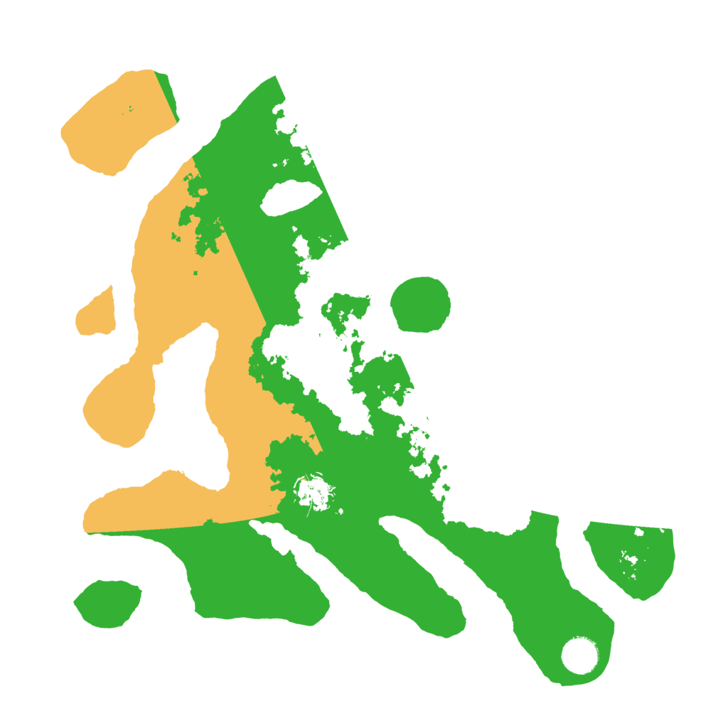 Biome Rust Map: Barren, Size: 3500, Seed: 2034759